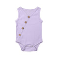 Newborn Baby Solid Jumpsuit