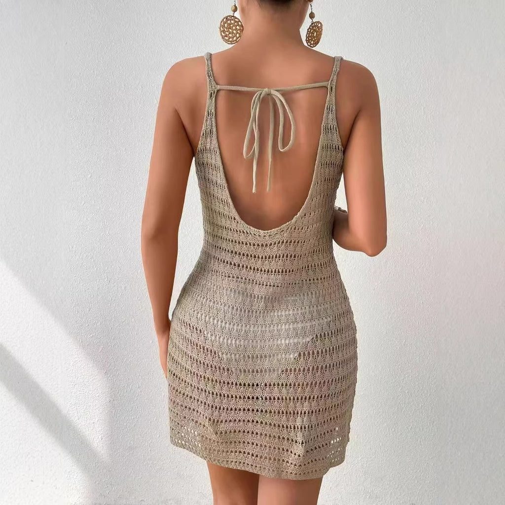 Women's Knitted Beach Cover-Up Dress