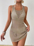 Women's Knitted Beach Cover-Up Dress
