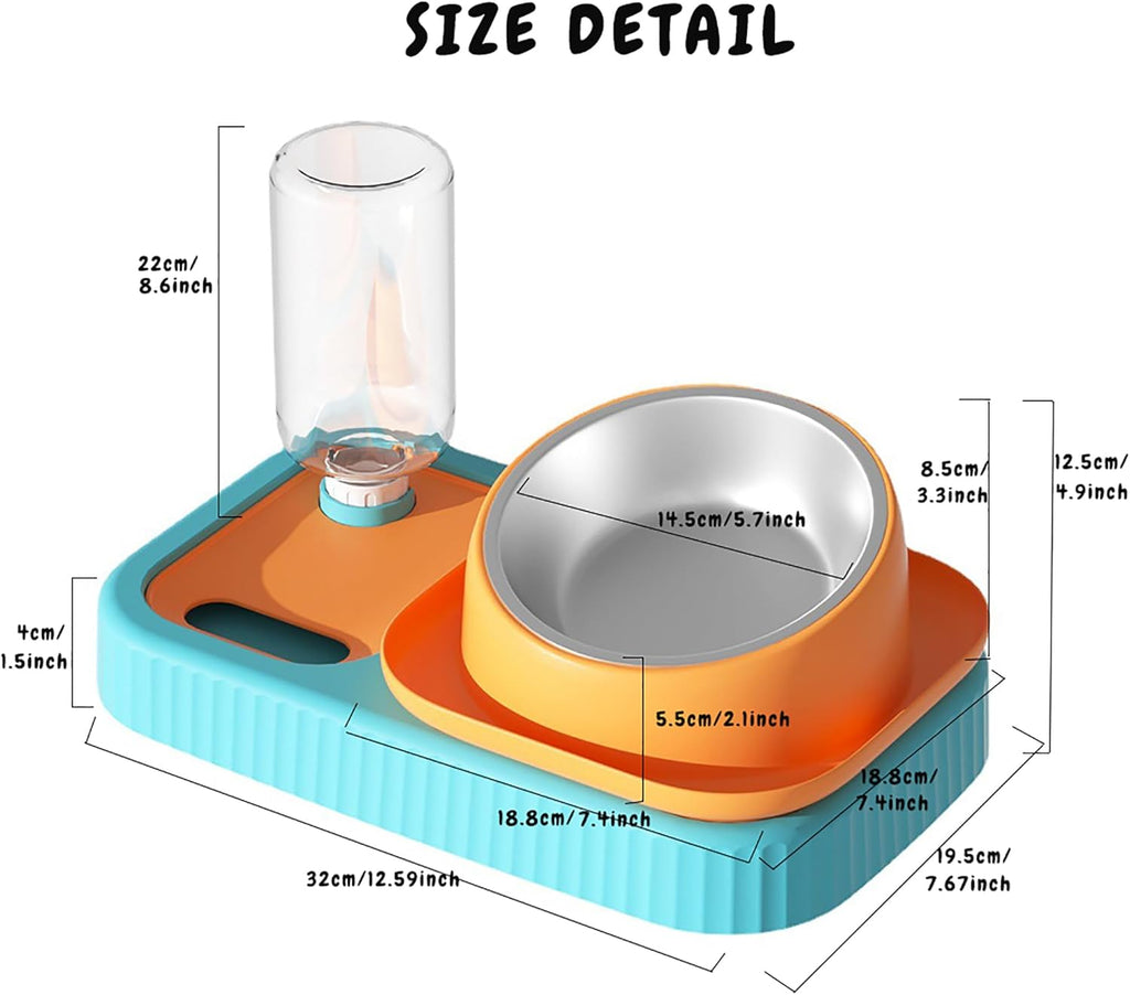 Food And Water Bowl Set